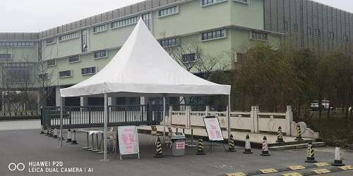 靈通篷房公司有三米到五米防疫.篷房、安檢篷房現(xiàn)貨